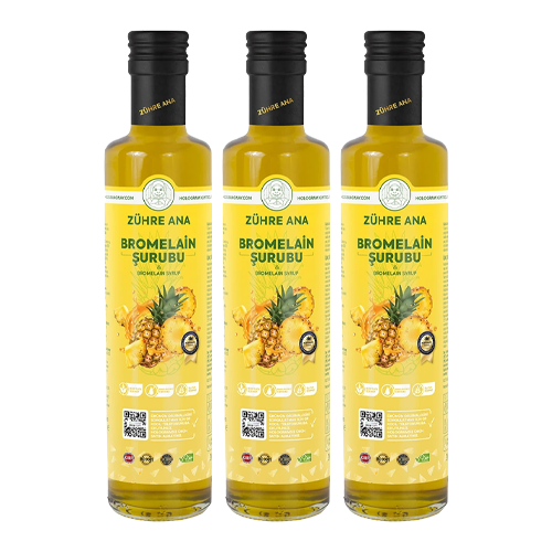 Bromelain Şurubu 3 Adet
